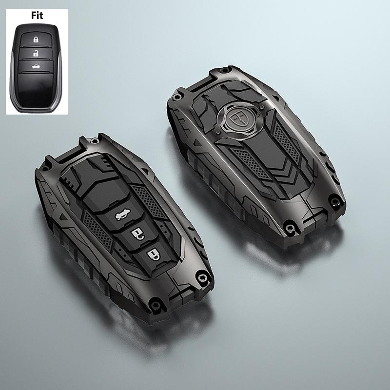 Новый стиль брони для Toyota Chr Hilux Fortuner Land Cruiser 200 Camry Corolla Crown Rav4 Highland Чехол-брелок для автомобильного ключа