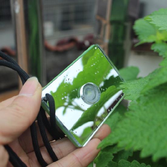 Multifunctional Signal Mirror with Compass Whistle Lanyard Good Reflection Effect Acrylic Emergency Rescue Survival Mirror SOS First Aid Accessories