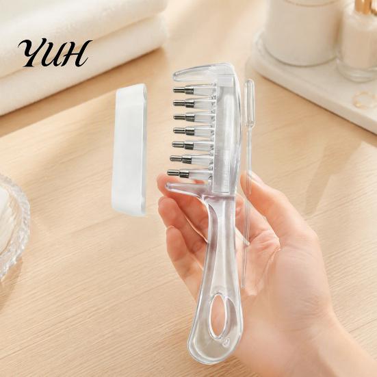 Oil Applicator Comb with Roller Ball 1/2Pcs Scalp Ball, Minoxidil for Hair Care Accessories Growth, Massage Dust Cover Manual