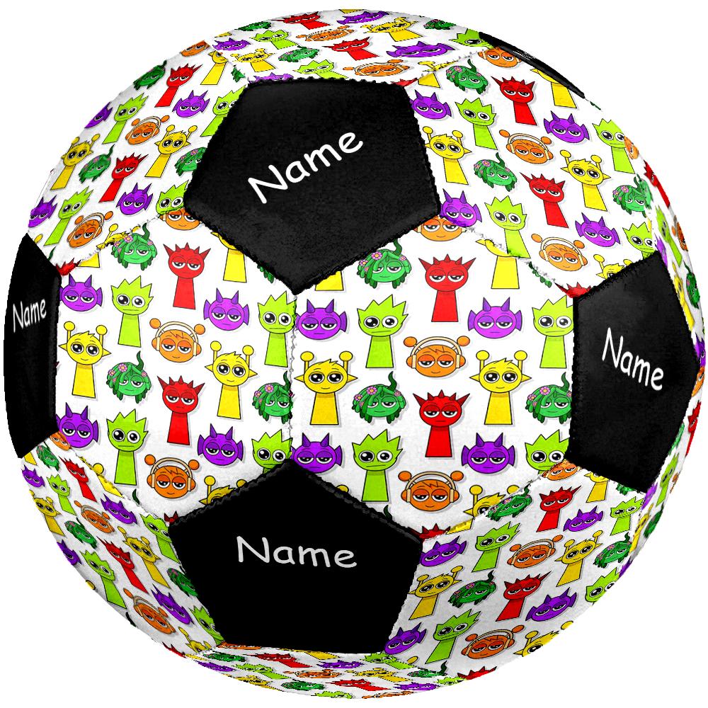 Custom Name Sprunki Theme Size 5 Soccer Ball, Suitable for Both Indoor and Outdoor Matches, a Gift Suitable for Everyone.