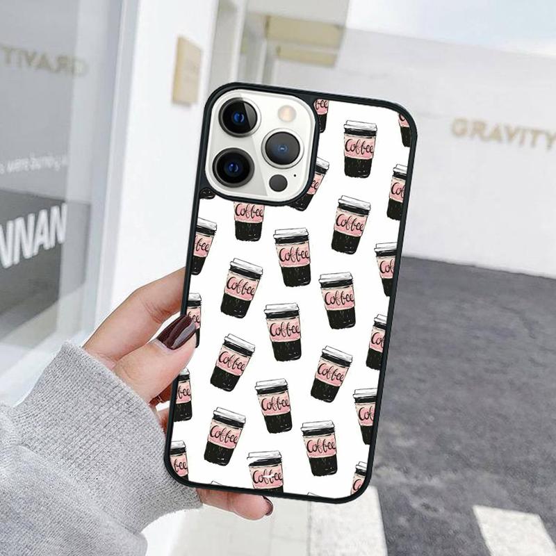 Кофе Зовет Забавная Страница Ответа на Телефон Чехол для Телефона Для iPhone 17 Air 15 16 Чехол 11 13 14 Pro Max 12 Plus Max XR