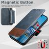 SUTENI Q-06 For iPhone 17 Air Case Color Splicing Magnetic Detachable Leather Phone Cover