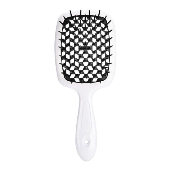 Detangling Hair Brush Hollow Ergonomic Handle Scalp Massage Women Girls Wet Dry Long Curly Fluffy Hair Styling Comb Hairdressing Tool