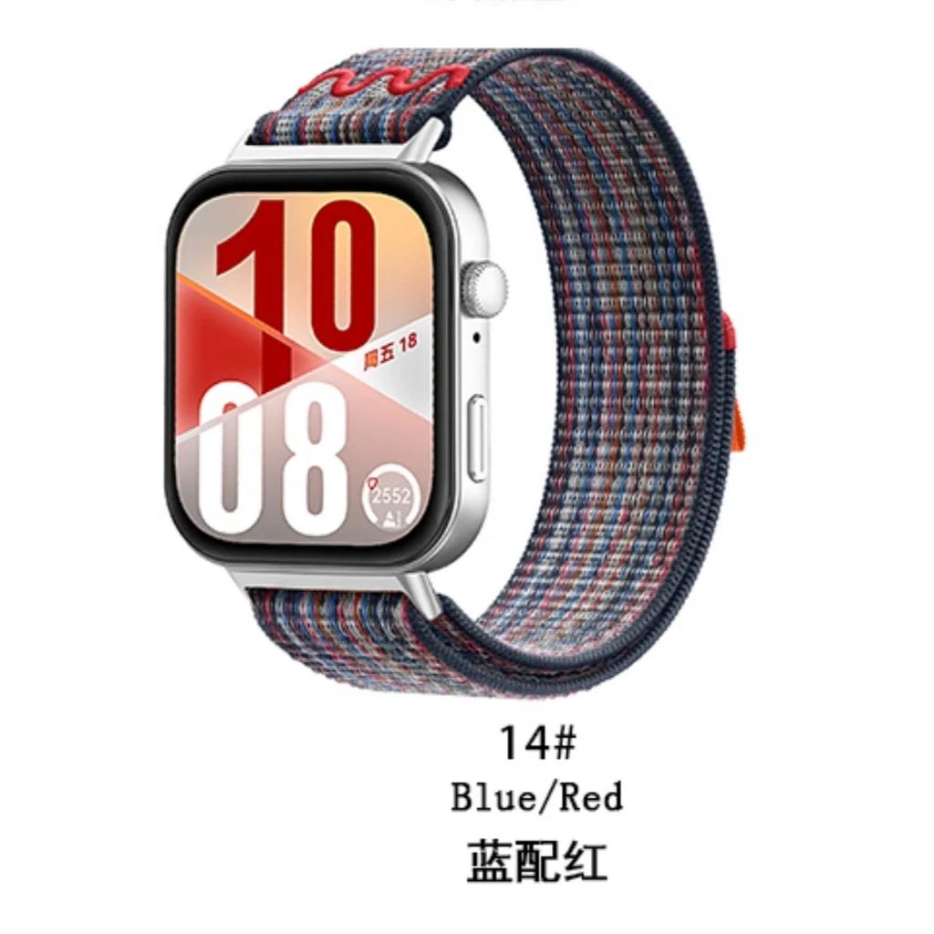 Нейлоновый ремешок для Huawei Watch Fit 4 3 Плетеный спортивный браслет для умных часов Ремешок Браслет Ремешок для часов Huawei Watch Fit 4/4 Pro