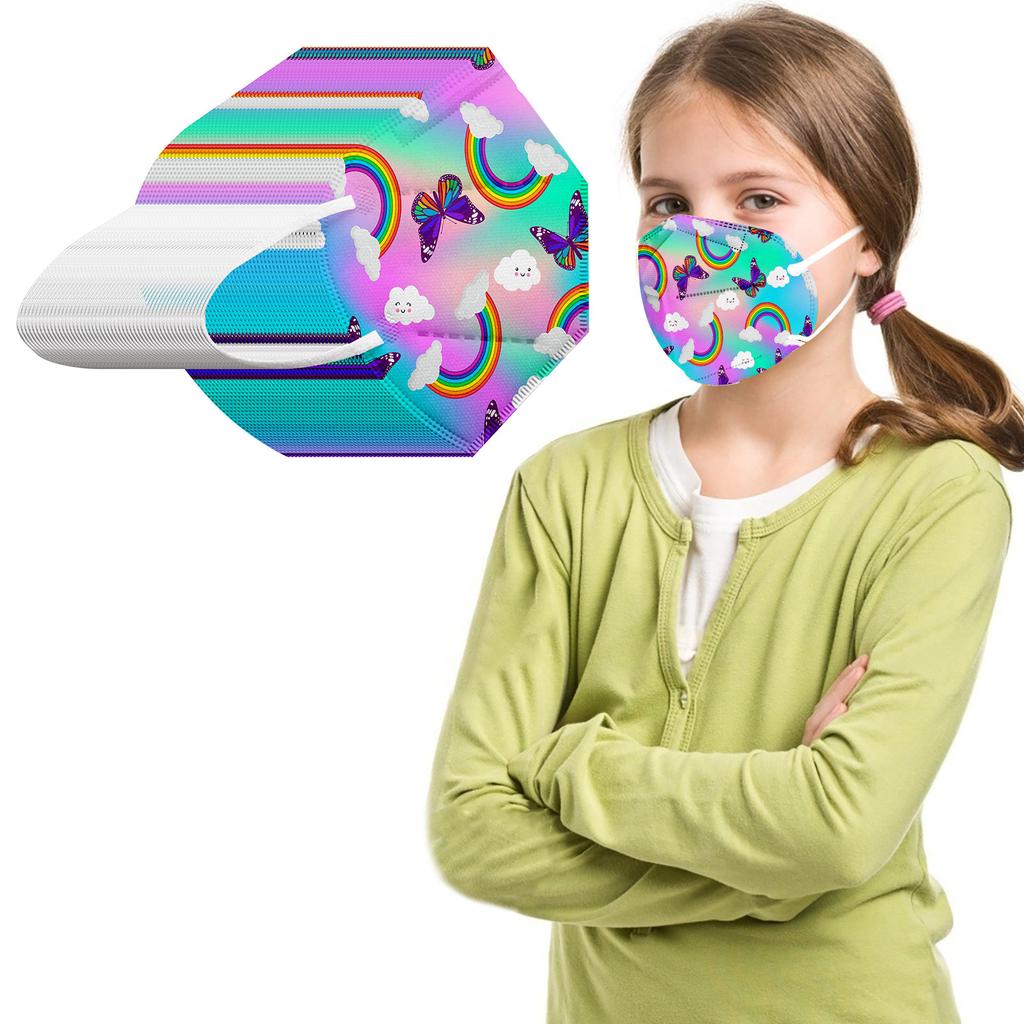 Children's Fruit  Series Printed Face Mask 5-layer Daily Protective Breathable Face Mask