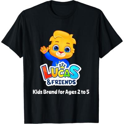 Популярные мультфильмы для детей _ Официальная футболка с логотипом Lucas & Friends