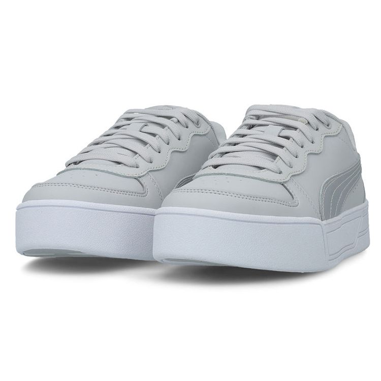 Puma Skye Thick Sole Casual Breathable Low Top Skate Shoes Women Sneaker Gray 374764-08