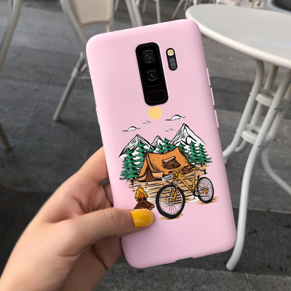 Чехол для Samsung Galaxy S9 Plus S9+ G965F Милый Конфетный Расписной Fundas Матовый Чехол для Samsung S9 S9+ S 9 Plus Чехол для Телефона Мягкие Сумки