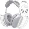 MOLOPPO 3 in 1 Case Cover Compatible with AirPods Max 2/1 2024/2020, White