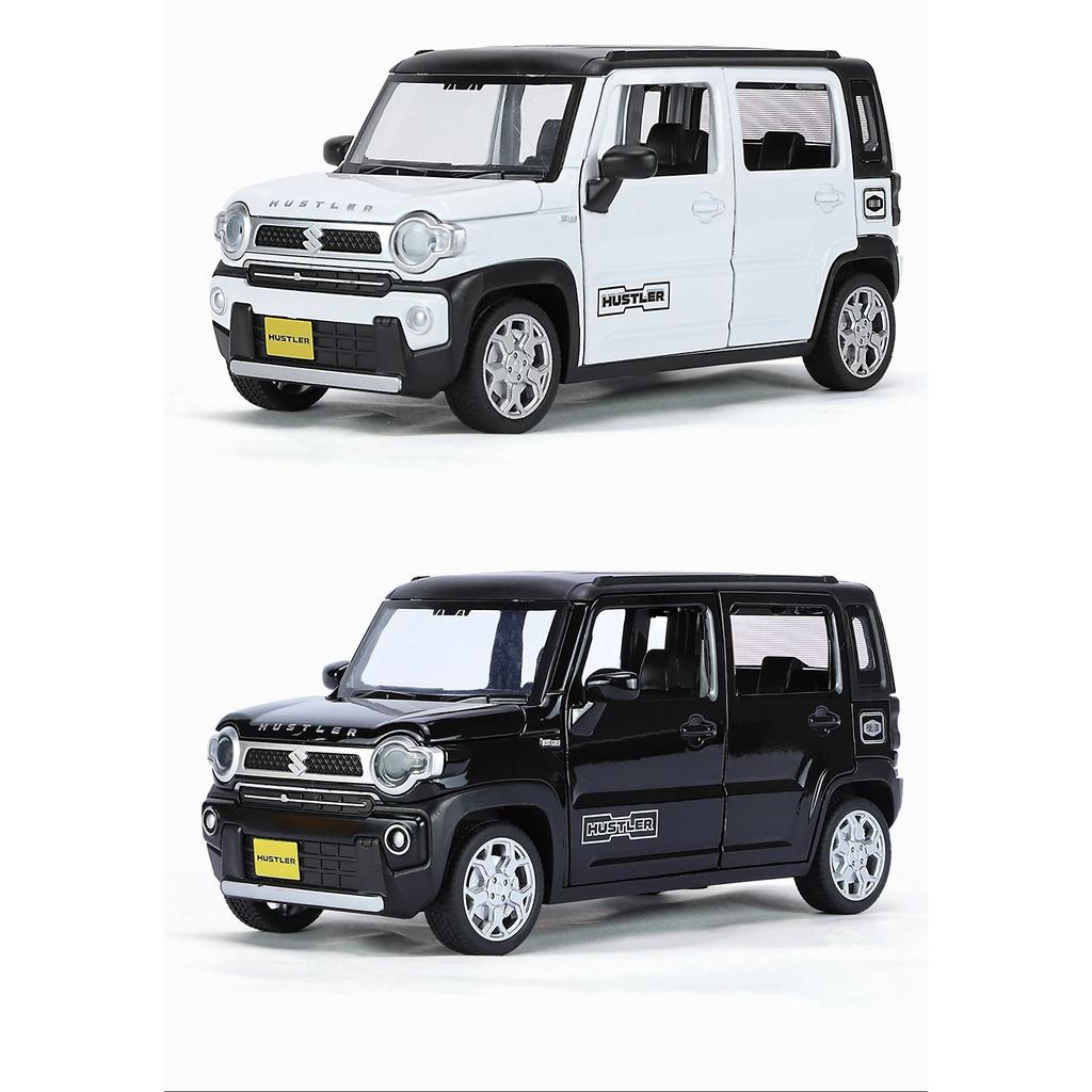 1/22 Suzuki Hustler SUV литая модель автомобиля со звуком и светом инерционный механизм детская игрушка коллекционная вещь подарок на день рождения
