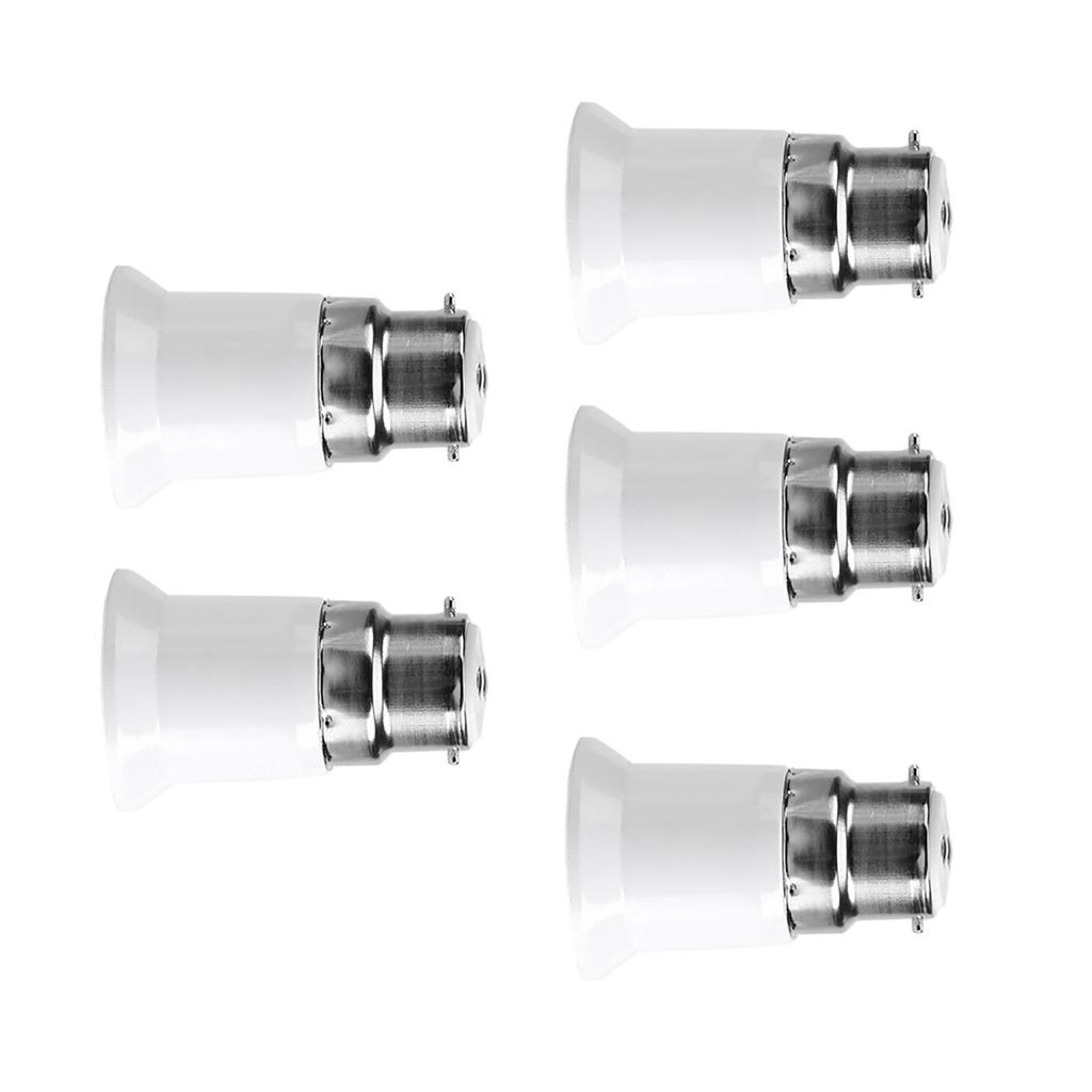 5 шт. адаптер-конвертер для цоколя B22 «папа» на E27 «мама» патроны для ламп