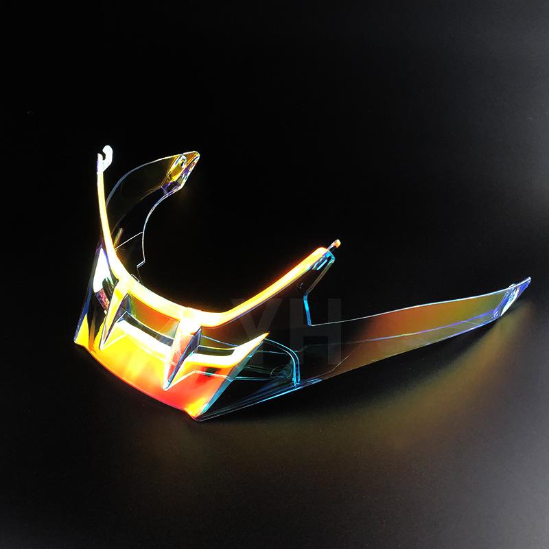 Задний спойлер на шлем R50S, многоцветный, неразрушающая установка