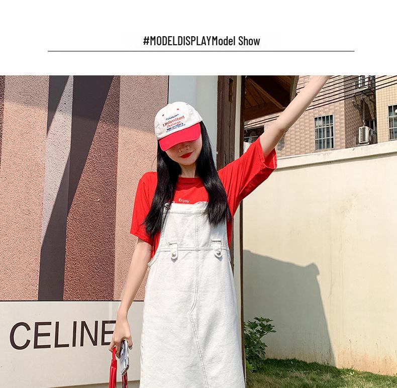 Girls' New Arrival Summer Denim Suspender Skirt - Cute, Slimming, Age-Reducing & Loose Fit