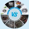 Bouncing 3 in 1 Kitchen Sink Drain Strainer Kitchen Sink Stopper  for US Standard 3-1/2" Drain