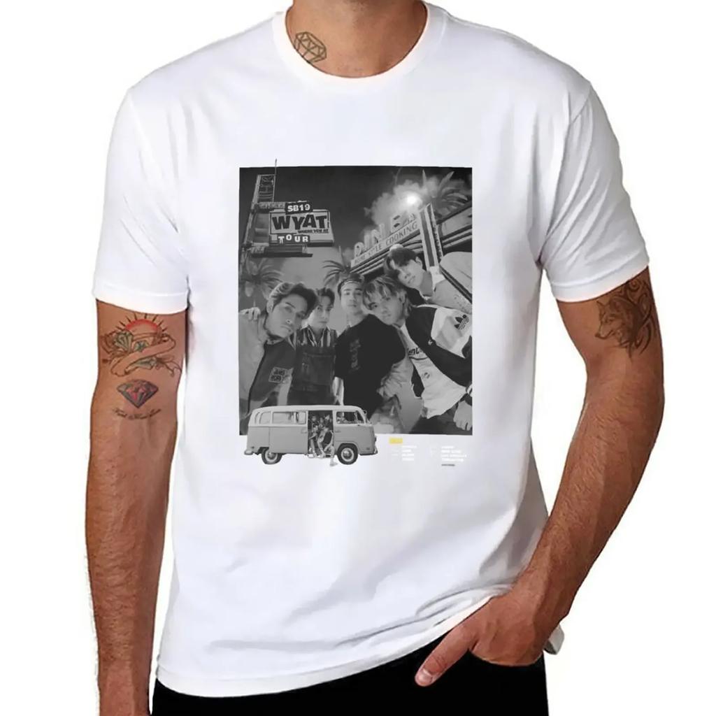 SB19 WYAT World Tour T-Shirt anime clothes cute tops heavyweight t shirts for men