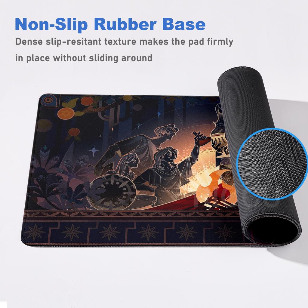 Anime Genshin Impact Mouse Pad Non-slip Keyboard Extended Desk Mat Game Furina Neuvillette Mavuika Wanderer XXL Large Mousepad
