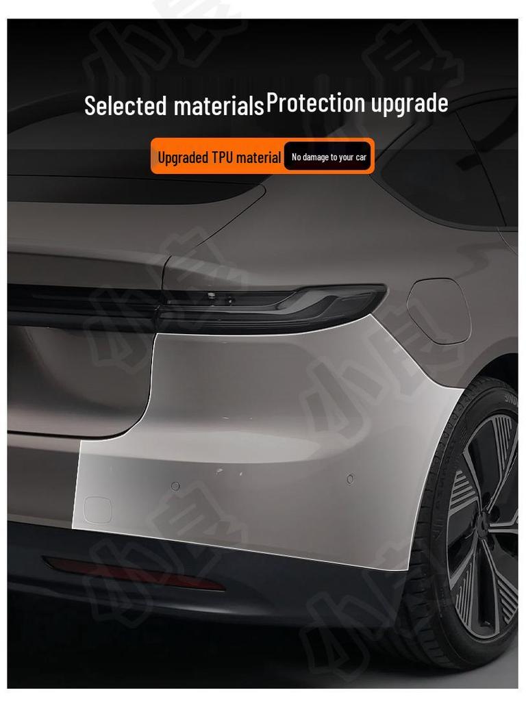 NIO ET7 Pre-Cut Invisible TPU Car Wrap for Front & Rear Bumpers - Anti-Scratch Protection Film
