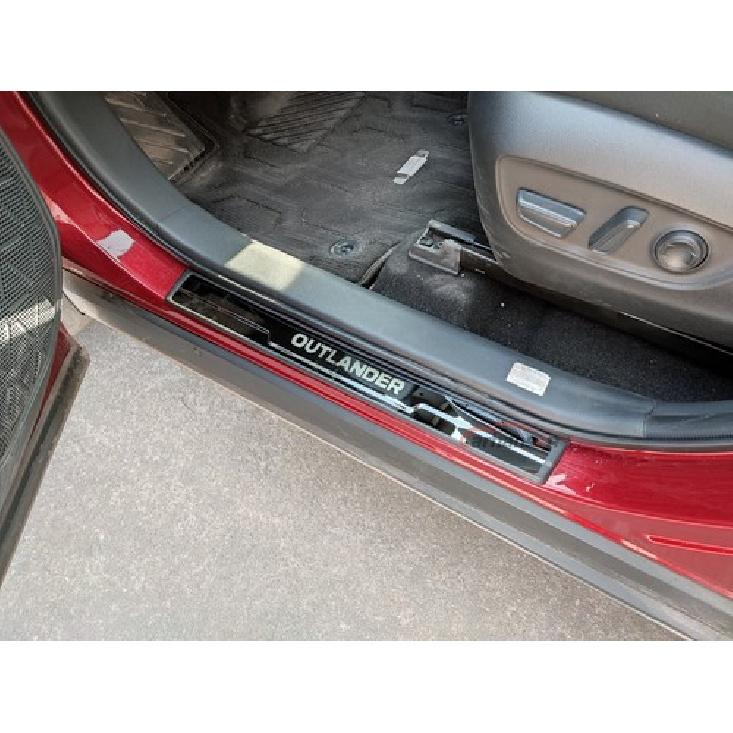 Для Mitsubishi Outlander Аксессуары Защитная Накладка на Порог Автомобильная Наклейка