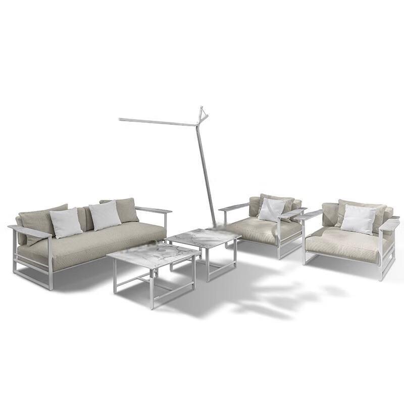 OEING Outdoor Stainless Steel Patio Sofa Set