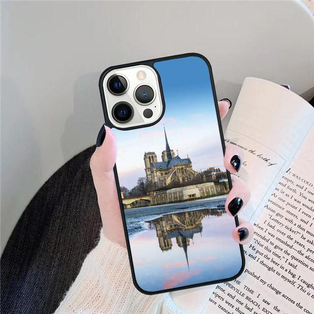 Нотр-Дам де Пари Франция Чехол-Ракушка Для iPhone 17 Air 15 16 14 13 12 Pro Max 11 Pro Max Plus Чехол для Телефона