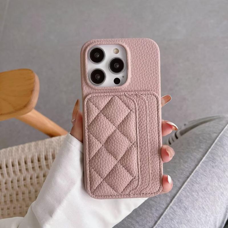 Новый однотонный кожаный кошелек с двойным слотом для карт, чехол для телефона для iPhone 16 Pro Max E 14 11 12 13 15 Pro Max Mini, бампер, задняя крышка