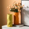 Nordic Light Luxury Керамическая ваза Украшение для дома Украшения для дома Ремесла Гостиная Сухоцветы Цветочная композиция Аксессуары