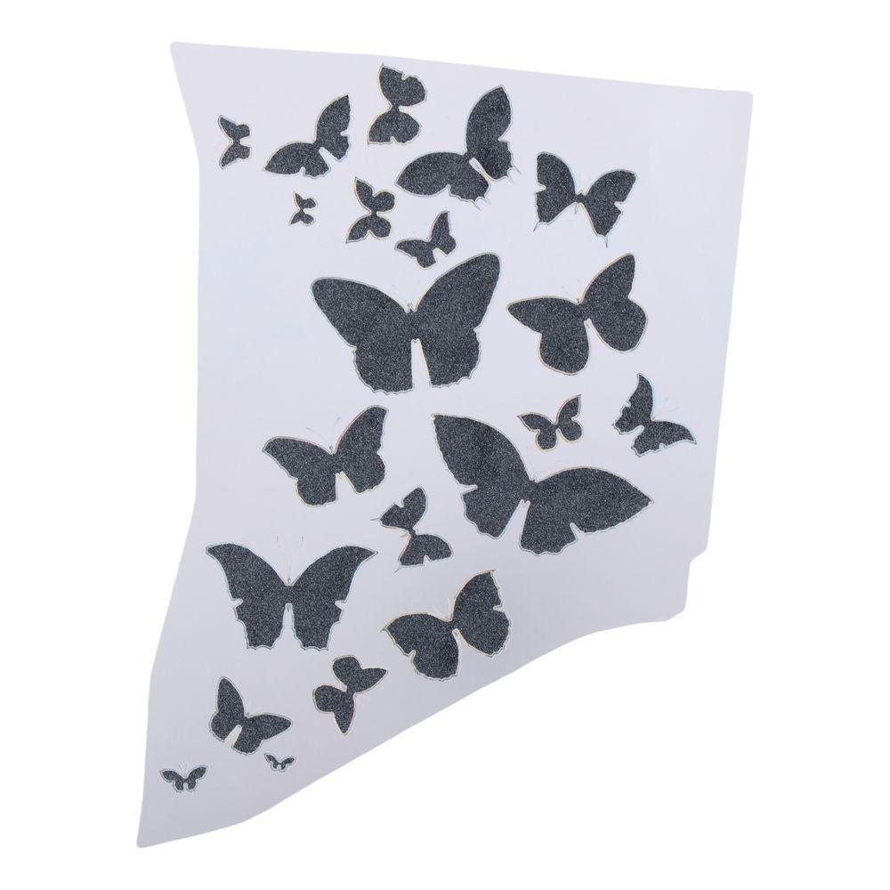 8*7.6cm Heat Transfer Stickers Butterfly Ironing Patch Butterfly Iron on Patches For Clothes