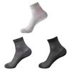 3 Pairs/Lot Plus Size EU38-47 Men's Work Business Casual  Black White Socks Thin Mesh Breathable Short Middle Tube Sock