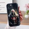 Чехол для мобильного телефона Рыцари-тамплиеры для iPhone 17 16 15 14 13 12 11 Air Pro Max Plus Утолщенный ТПУ Цветной Чехол Роскошный Чехол