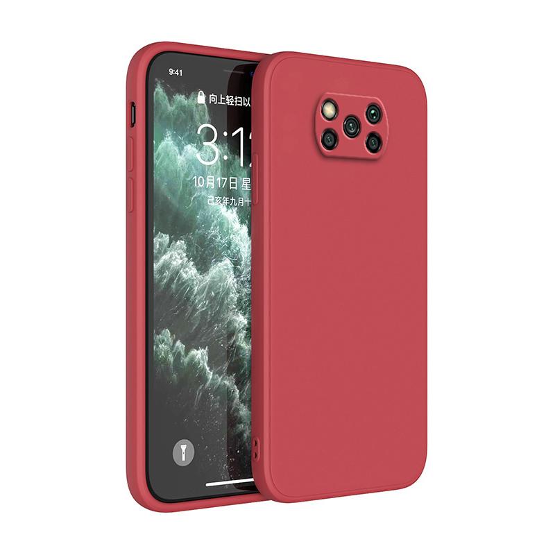 Оригинальный чехол для Xiaomi POCO X3 Pro NFC X4 GT Camera Protect Square Liquid Silicone X3Pro X4GT 5G Soft Luxury Thin Cover Fundas