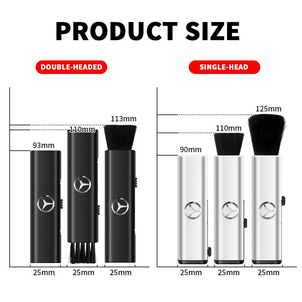 EJG4   Retractable Car Air Vent Detailing Cleaning Brush Cleaner Dust Remover For Mercedes Benz AMG A B R G S Class CLA GLB GLC GLK GLA