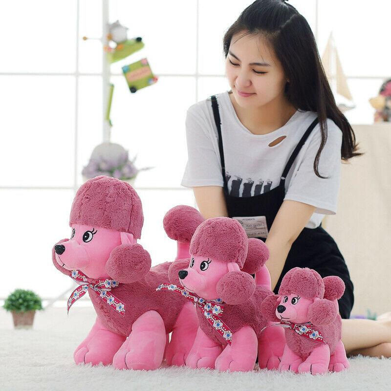 Cute Poodle Doll Simulation Dog Plush Soft Stuffed Animal Toy Birthday Xmas Gift Plush Stitch