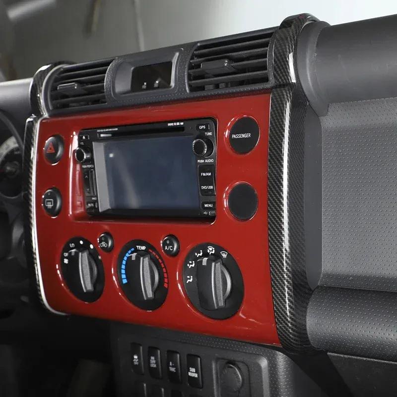 ABS Center Console Dashboard Navigation Side Strip Trim Cover For Toyota FJ Cruiser 2007- Interior Styling Accessories