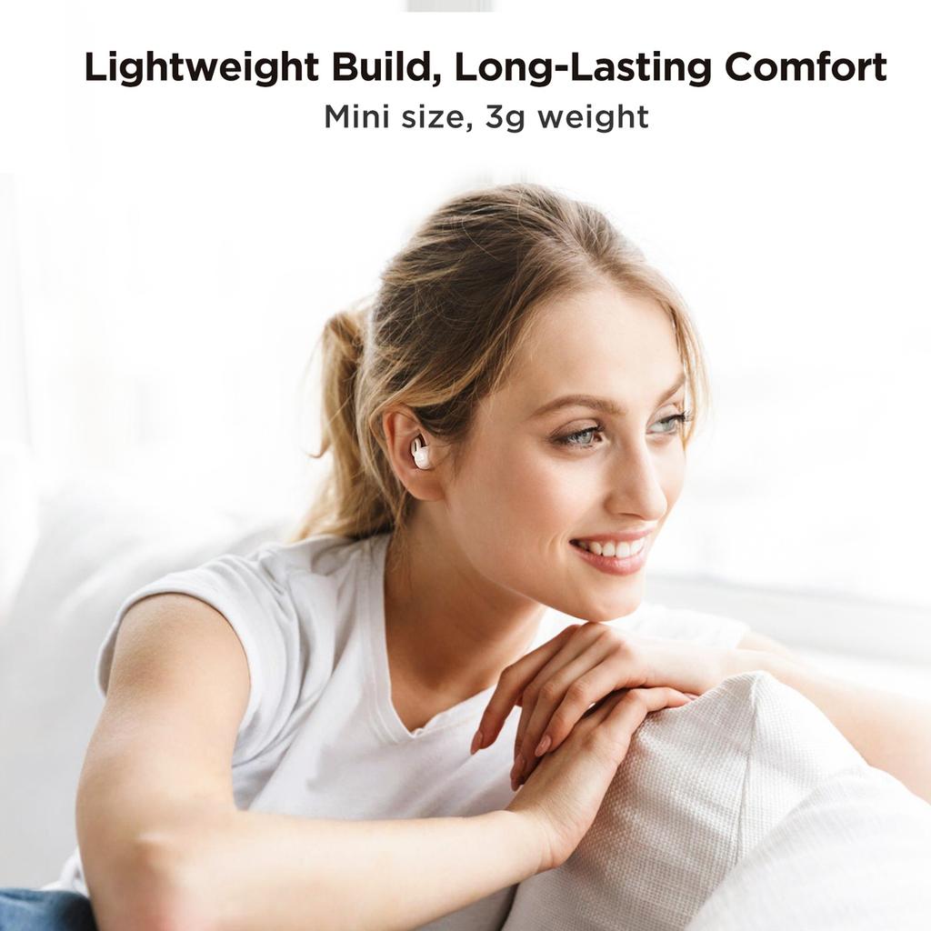 Наушники-вкладыши Joyroom Cozydots JR-TS1 Bluetooth 5.3 TWS с активным шумоподавлением - белые