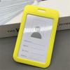 Work Card Business Sliding Cover Name Badge Holder Bus Card Sleeve ID Card Holders Badge Holder