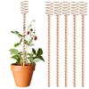 1/8Pcs 13.5-inch Electroculture Plant Stakes High-Yield Clockwise Winding Easy To Install Multifunctional Long Copper Garden
