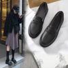 Fleece Small Leather Shoes for Women To Wear Outside In Winter To Keep Warm and Pedal College