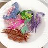 Cartoon Dinosaur Hair Clip Unique Hairpin Funny Acrylic Hairpieces Friendly Hair Decoration for Fashion Enthusiast