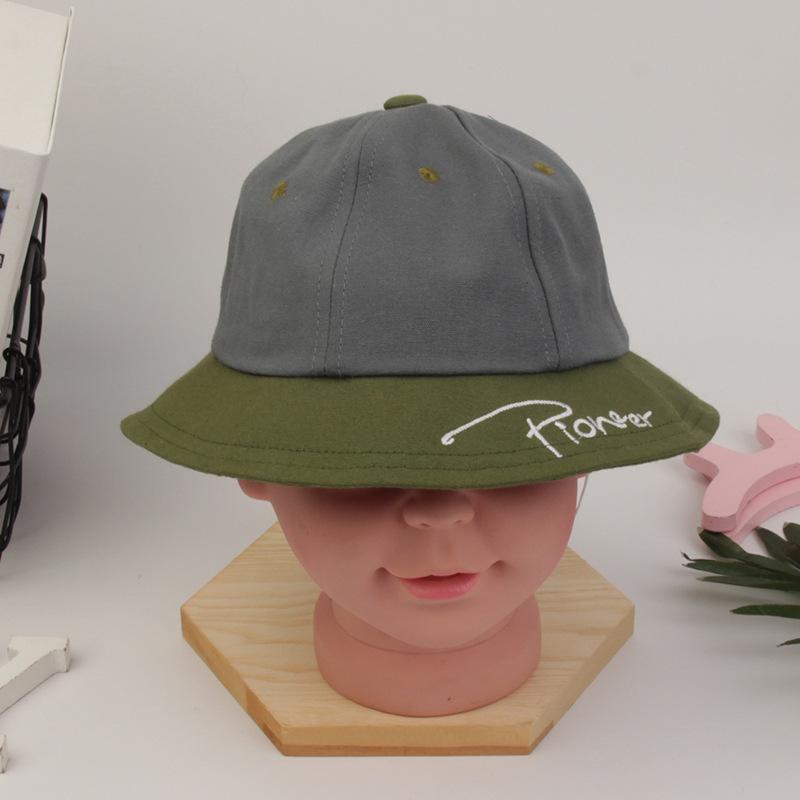 Sesame Street big eyes cartoon children's basin hat autumn baby big edge hat cute baby bucket hat