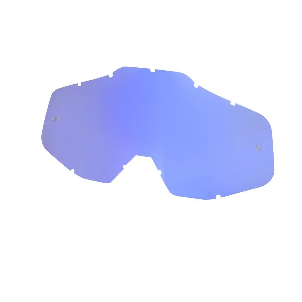 Новые линзы для очков Fox Sun Glasses для мотоцикла Dirtbike, солнцезащитные очки Helment, аксессуары, золотисто-голубые, серебристые, прозрачные