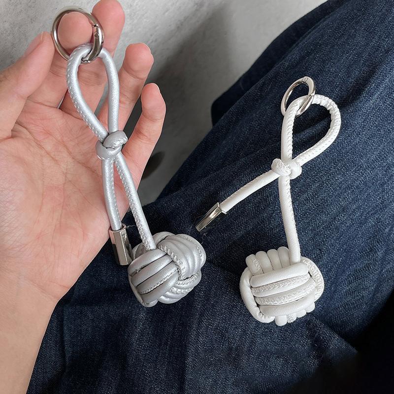 Элегантный брелок в виде шара, универсальный кожаный ремешок для телефона, сумка, подвеска, брелок для автомобиля, украшение для рюкзака, аксессуары, подарки