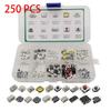 250PCS Tactile Push Button Switch Momentary Tact For SMD 10 Value Kit