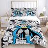 3pcs Batman Duvet Cover Set (1 Duvet Cover + 2 Pillowcases, No Core) - Comfortable, And Breathable Bedroom Decoration yy251104037