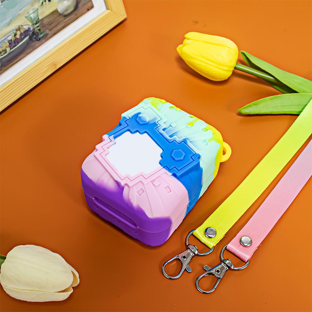 Silicone Cover Case with Lanyard Silicone Protective Cover Protective Holder Skin for Bitzee Dis Ney Interactive Digital Pet