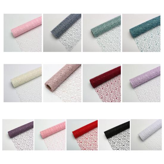 Цветочная упаковочная бумага жаккардовая ажурная сетка обертка для упаковки букетов лист для упаковки цветов элегантные флористические упаковочные материалы