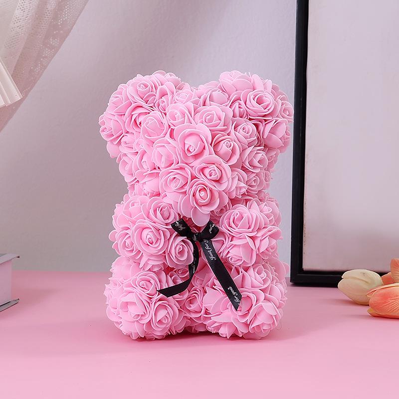 Handmade DIY Preserved Rose Bear: Creative Valentine's & Birthday Gift