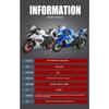 1/9 Suzuki GSX-1000R Diecast Motorcycle Model Toys for Boys Kids Gifts