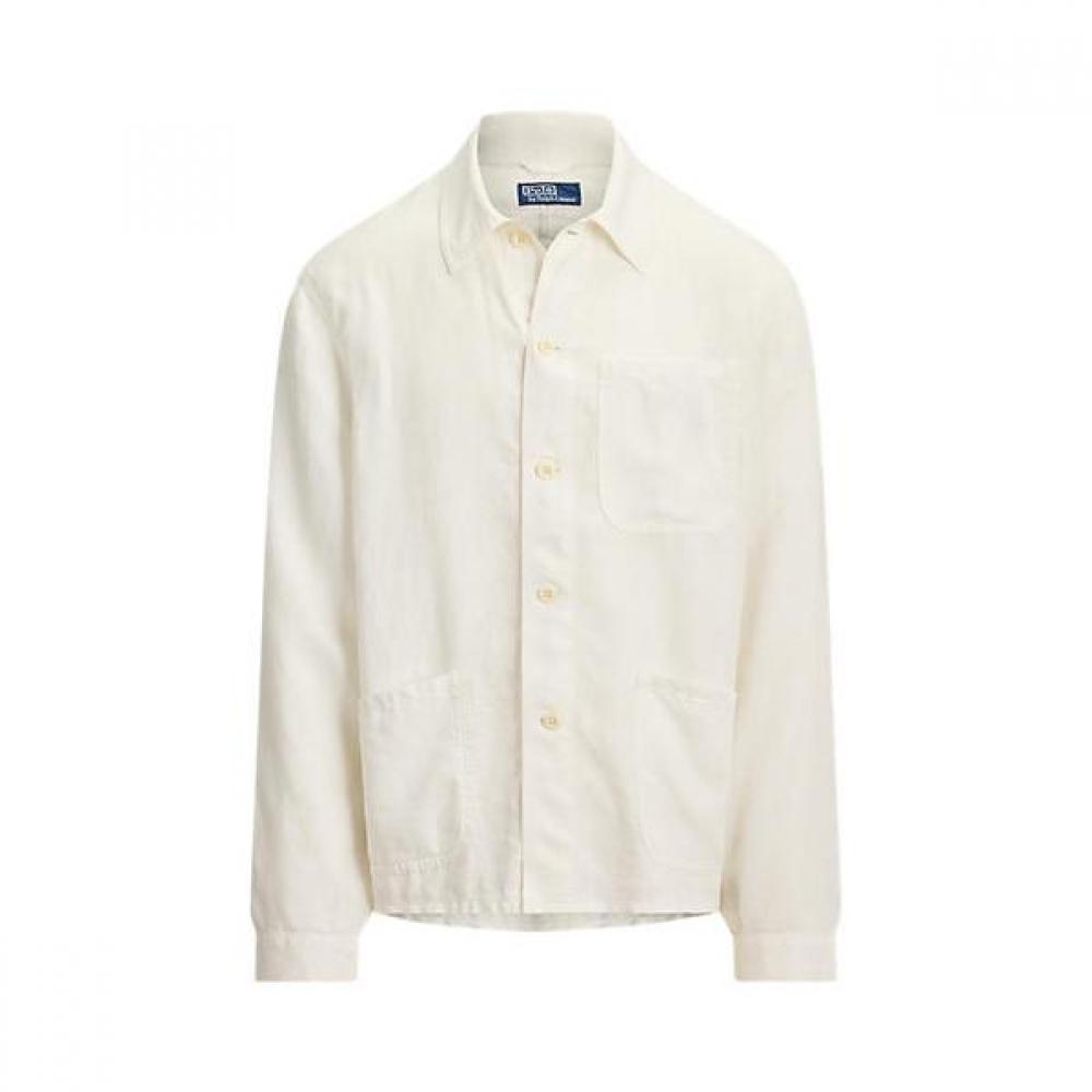 Polo Ralph Lauren Men S Linen Utility Jacket Mnpootw16021931100