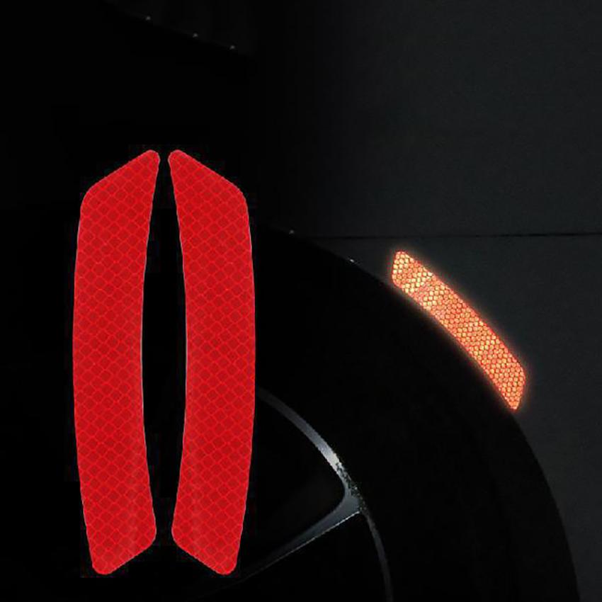 10 шт./компл. светоотражающая наклейка на автомобиль, предупреждающая лента, безопасность для Geely Atlas Pro 208 Gti Kia Stinger Jetta Volkswagen