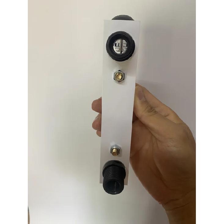 LZM-15T PMMA Liquid Flowmeter Water Flow Meter Panel Rotameter With Control Valve 0.2-2LPM 0.2-3LPM 0.5-4LPM 1-7LPM 10-100L/H